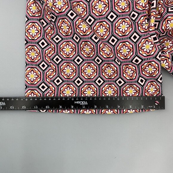 Crown And Ivy Shorts Stretch Geometric Multicolor Womens 6 - Picture 10 of 10